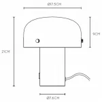 Настольная лампа декоративная Lucide Timon 05538/01/02 Цвет плафонов белый Цвет арматуры золото