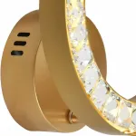 Бра Favourite Sanori 2546-1U Цвет плафонов прозрачный Цвет арматуры золото от ImperiumLoft