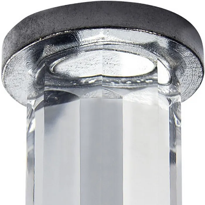 Комплект из 6 встраиваемых светильников Lightstar Nubella 079064 Цвет арматуры хром Цвет плафонов прозрачный от ImperiumLoft