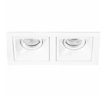 Встраиваемый светильник Lightstar Domino D5260606 цвет арматуры белый
