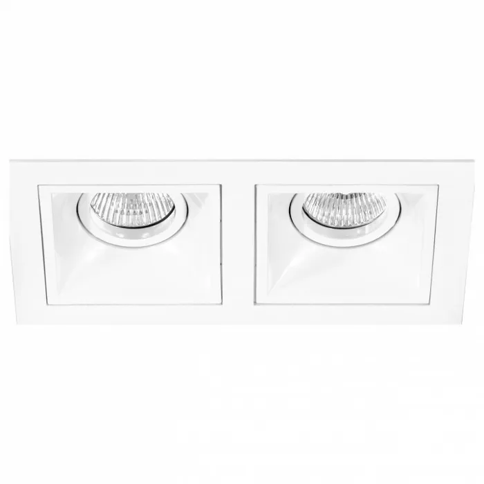 Встраиваемый светильник Lightstar Domino D5260606 цвет арматуры белый от ImperiumLoft