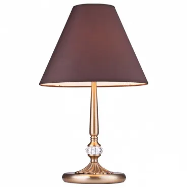 Настольная лампа декоративная Maytoni Chester RC0100-TL-01-R Цвет арматуры бронза Цвет плафонов коричневый
