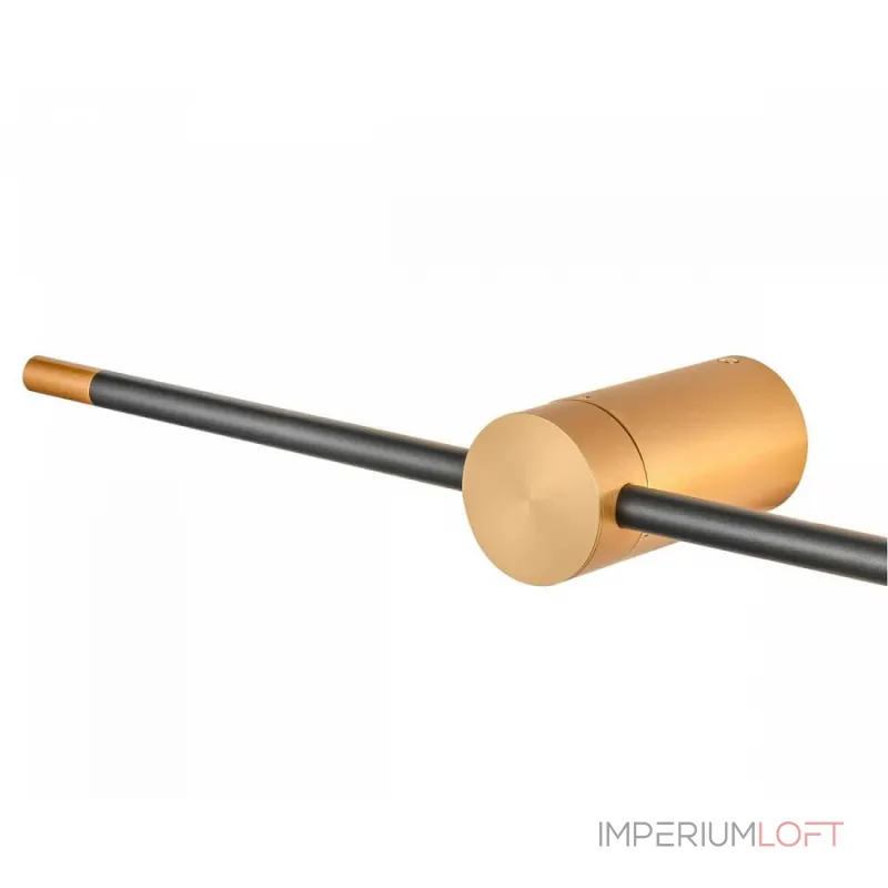 Бра Vele Luce Laser VL7182W21 Цвет арматуры золото Цвет плафонов черный