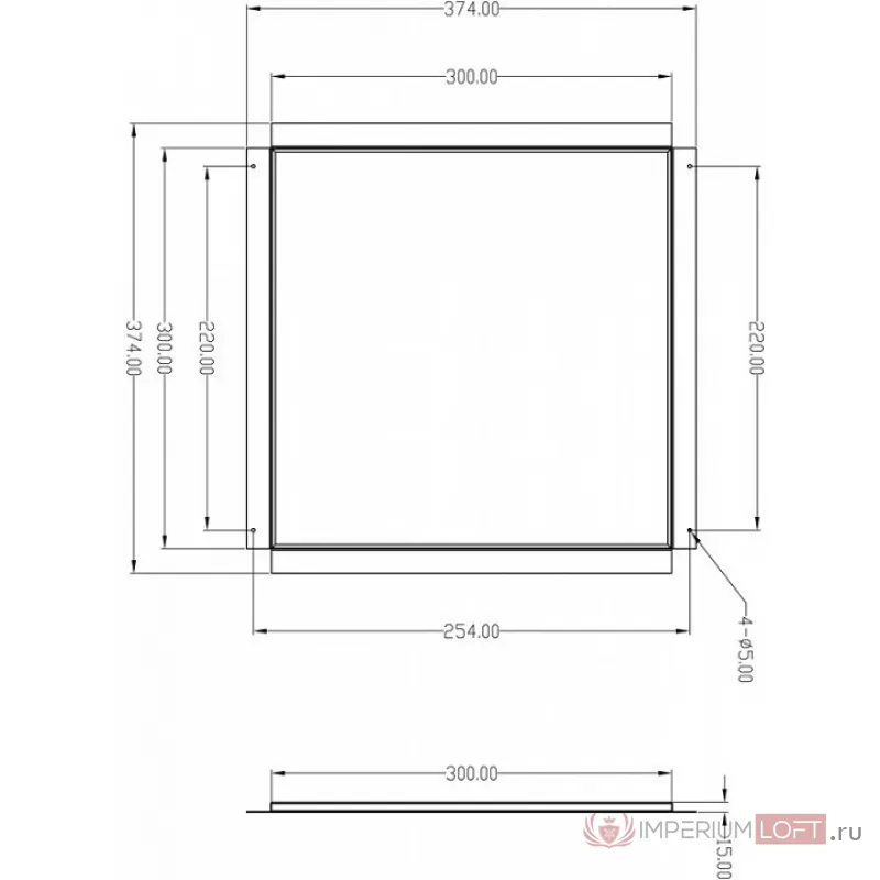 Рамка на 1 светильник Deko-Light 930230 Цвет арматуры белый от ImperiumLoft