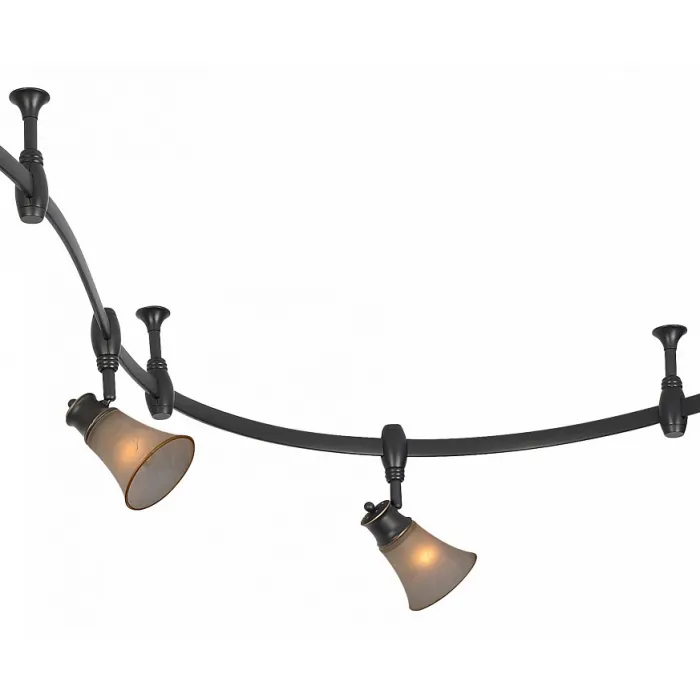 Комплект трековый Citilux 560 CL560165 Цвет арматуры коричневый Цвет плафонов золото от ImperiumLoft
