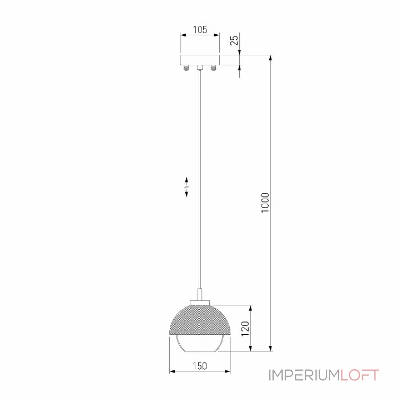 Подвесной светильник 50106/1