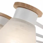 Люстра на штанге Arte Lamp Tyler A1031PL-8WH Цвет плафонов разноцветный Цвет арматуры белый от ImperiumLoft
