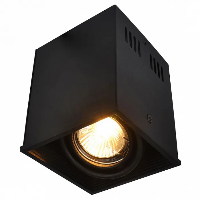 Накладной светильник Arte Lamp Cardani A5942PL-1BK Цвет арматуры черный Цвет плафонов черный от ImperiumLoft