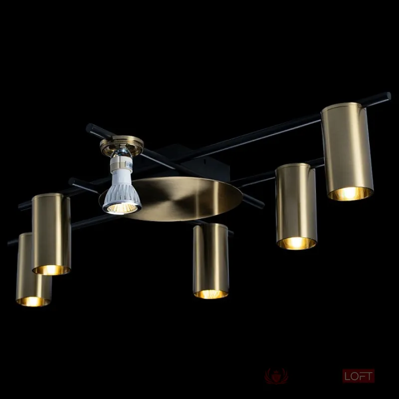 Потолочная люстра Loft it Tribes 8120C-6 Цвет арматуры золото Цвет плафонов золото от ImperiumLoft
