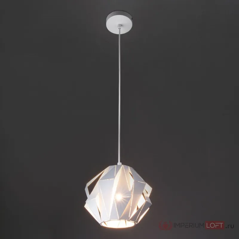 Подвесной светильник Eurosvet Moire 50137/1 белый от ImperiumLoft