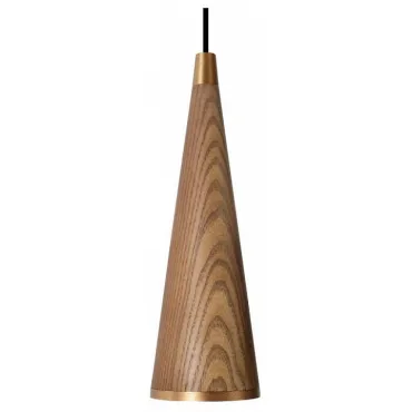 Подвесной светильник Favourite Coni 2831-1P Цвет арматуры латунь Цвет плафонов коричневый от ImperiumLoft