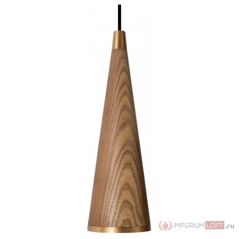 Подвесной светильник Favourite Coni 2831-1P Цвет арматуры латунь Цвет плафонов коричневый от ImperiumLoft