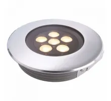 Встраиваемый в дорогу светильник Deko-Light Flat I WW 100114 Цвет арматуры серебро Цвет плафонов прозрачный