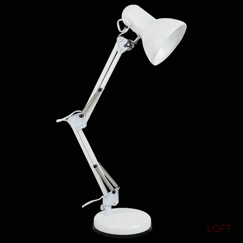 Настольная лампа офисная Arte Lamp Junior A1330LT-1WH Цвет арматуры белый Цвет плафонов белый от ImperiumLoft Настольная лампа офисная Arte Lamp Junior A1330LT-1WH Цвет арматуры белый Цвет плафонов белый от ImperiumLoft