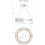 Подвесной светильник Wertmark Patricia WE117.02.303 от ImperiumLoft