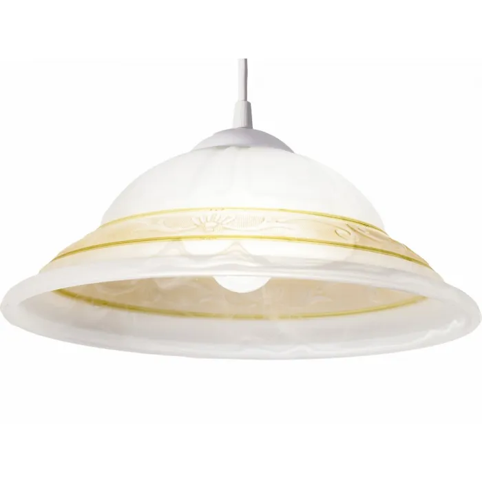 Подвесной светильник Arte Lamp Cucina A3434SP-1WH Цвет арматуры белый Цвет плафонов желтый от ImperiumLoft