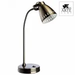 Настольная лампа офисная Arte Lamp Luned A2214LT-1AB Цвет арматуры бронза Цвет плафонов бронза