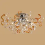 Потолочная люстра Citilux Рандом CL222162 Цвет арматуры хром Цвет плафонов янтарный от ImperiumLoft