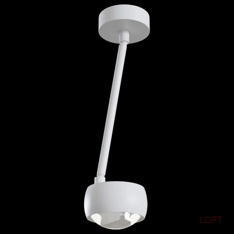 Светильник на штанге Maytoni Lens MOD072CL-L8W3K Цвет арматуры белый Цвет плафонов прозрачный