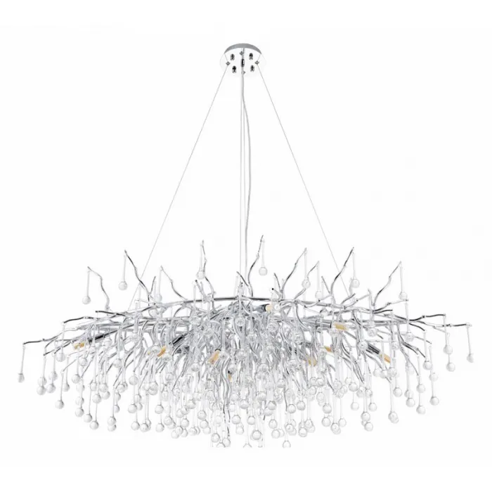 Подвесная люстра Divinare Salice 3132/26 SP-13 Цвет арматуры Серый Цвет плафонов Неокрашенный от ImperiumLoft