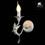 Бра Arte Lamp Angelina A5349AP-1WH Цвет арматуры белый Цвет плафонов прозрачный