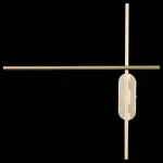 Накладной светильник ST-Luce Basoni SL394.201.02 Цвет арматуры золото Цвет плафонов белый