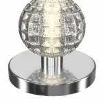 Настольная лампа декоративная Maytoni Collar MOD301TL-L18CH3K Цвет арматуры серый Цвет плафонов белый