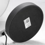 Настольная лампа декоративная LGO Falcon LSP-0559 Цвет арматуры хром Цвет плафонов черный от ImperiumLoft