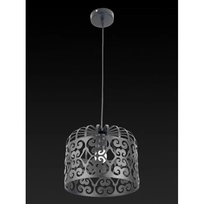 Подвесной светильник TopLight Charlotte TL4010D-01BL Цвет арматуры черный Цвет плафонов черный от ImperiumLoft