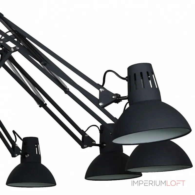 Подвесная люстра Arte Lamp Engineer A2043SP-12BK
