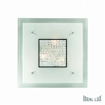 Накладной светильник Ideal Lux Stenio STENO PL3 Цвет арматуры хром Цвет плафонов черно-белый