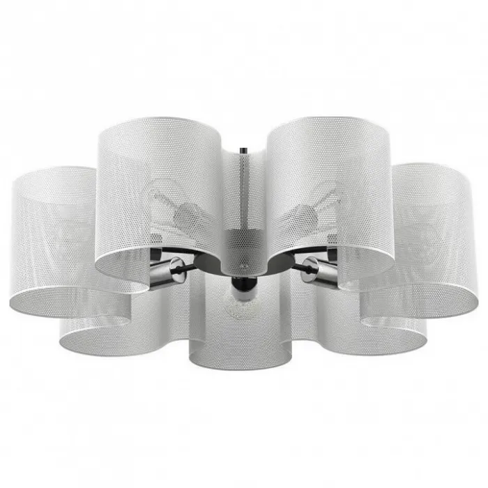 Подвесной светильник Vele Luce Cross 654 VL5272P07 Цвет арматуры черный Цвет плафонов белый от ImperiumLoft