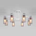 Люстра на штанге Eurosvet Amado 70115/8 белый от ImperiumLoft
