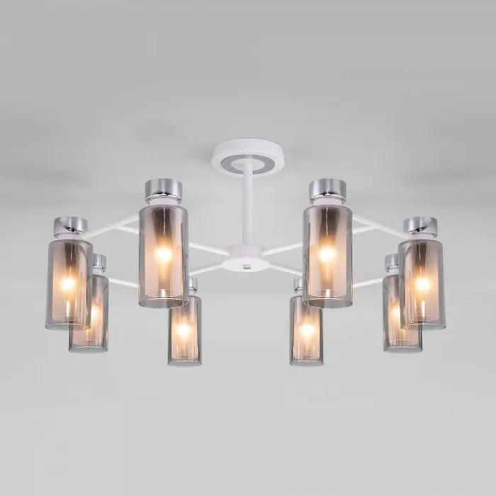 Люстра на штанге Eurosvet Amado 70115/8 белый от ImperiumLoft