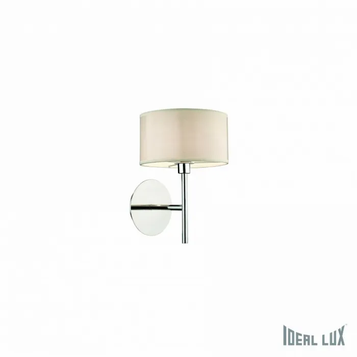 Бра Ideal Lux Woody WOODY AP1 WOOD Цвет арматуры хром Цвет плафонов кремовый от ImperiumLoft