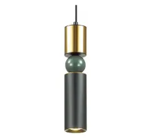 Подвесной светильник Odeon Light Sakra 4073/5L Цвет арматуры черный Цвет плафонов золото