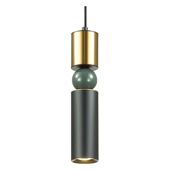 Подвесной светильник Odeon Light Sakra 4073/5L Цвет арматуры черный Цвет плафонов золото от ImperiumLoft