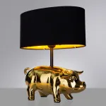 Настольная лампа декоративная Arte Lamp Procyon A4039LT-1GO Цвет арматуры Желтый Цвет плафонов Черный