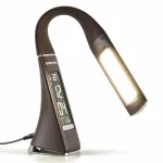 Настольная лампа офисная Elektrostandard Elara a037504 Цвет плафонов коричневый Цвет арматуры коричневый от ImperiumLoft