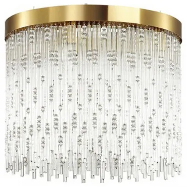 Подвесной светильник Odeon Light Refano 4848/5 Цвет плафонов прозрачный Цвет арматуры золото от ImperiumLoft