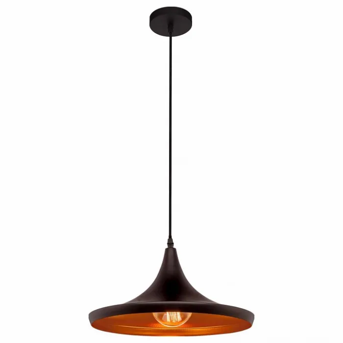 Подвесной светильник Loft it 1843 LOFT1843/B Цвет арматуры черный Цвет плафонов золото от ImperiumLoft
