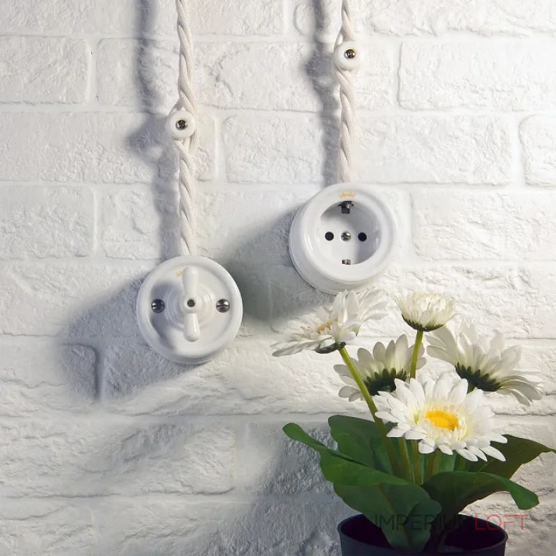 Изолятор керамический Werkel Ретро W6431301 (белый) Изолятор керамический Werkel Ретро W6431301 (белый)