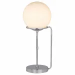 Настольная лампа декоративная Arte Lamp Bergamo A2990LT-1CC Цвет арматуры хром Цвет плафонов белый