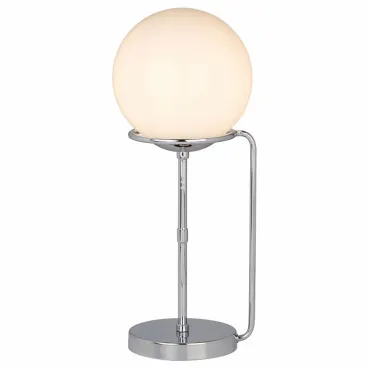 Настольная лампа декоративная Arte Lamp Bergamo A2990LT-1CC Цвет арматуры хром Цвет плафонов белый