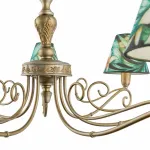 Подвесная люстра Lamp4You Provence 12 E4-07-H-LMP-O-12 Цвет арматуры золото Цвет плафонов разноцветный от ImperiumLoft