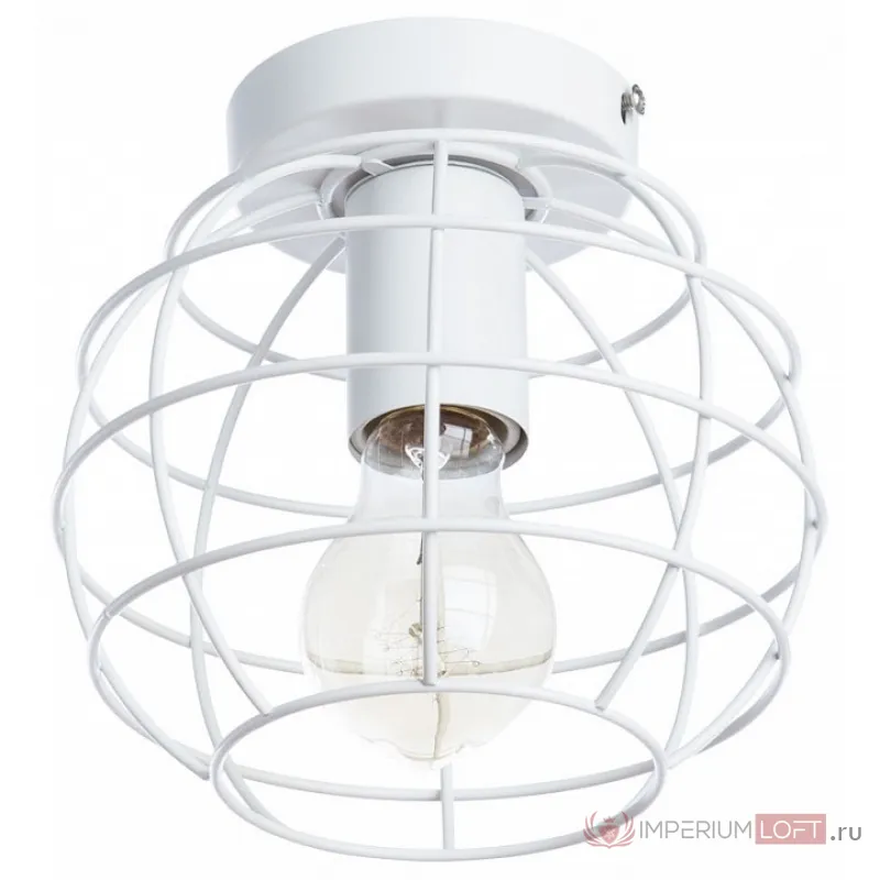 Накладной светильник Arte Lamp 1110 A1110PL-1WH Цвет арматуры белый Цвет плафонов белый от ImperiumLoft