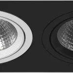 Встраиваемый светильник Lightstar Intero 111 i837070607 Цвет арматуры черно-белый от ImperiumLoft