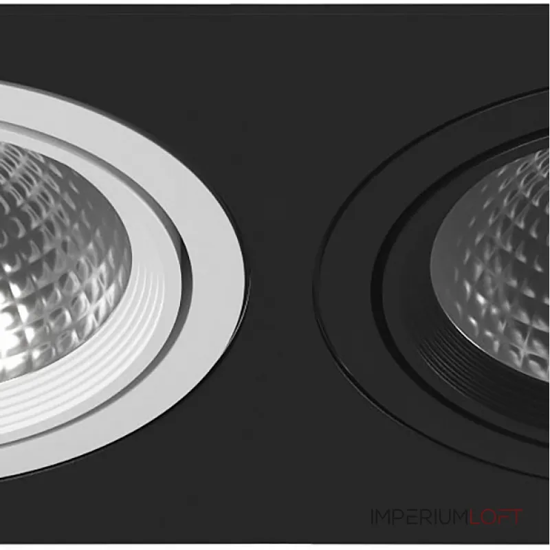Встраиваемый светильник Lightstar Intero 111 i837070607 Цвет арматуры черно-белый от ImperiumLoft Встраиваемый светильник Lightstar Intero 111 i837070607 Цвет арматуры черно-белый от ImperiumLoft