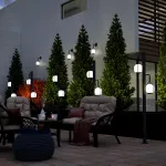 Наземный высокий светильник Novotech Roca 358583 Цвет плафонов белый от ImperiumLoft