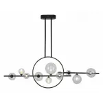 09408-10L,19 Люстра Иона черный w120*25 h95 G9 50W+Led 17W (4000K) (Led лампы в комплекте 4000К) от ImperiumLoft